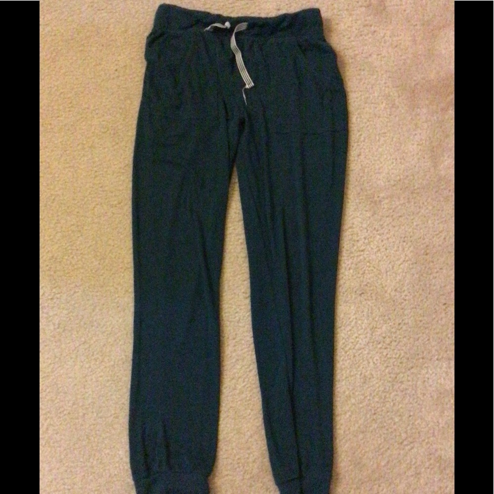 Navy blue kids joggers with ties!